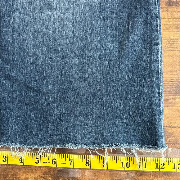 M Jeans Maurices 2/Set Jeans Wide Leg Cuffed High Rise 14W Stretchy Comfort - Picture 9 of 14